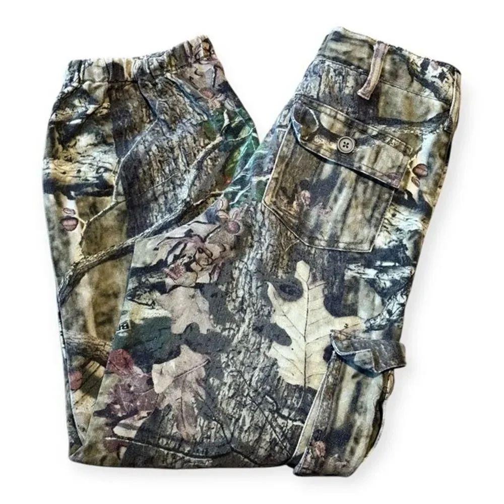 Mossy Oak Break Up Infinity Camouflage Camo Pants Boys Youth 10-12 (READ DESC)